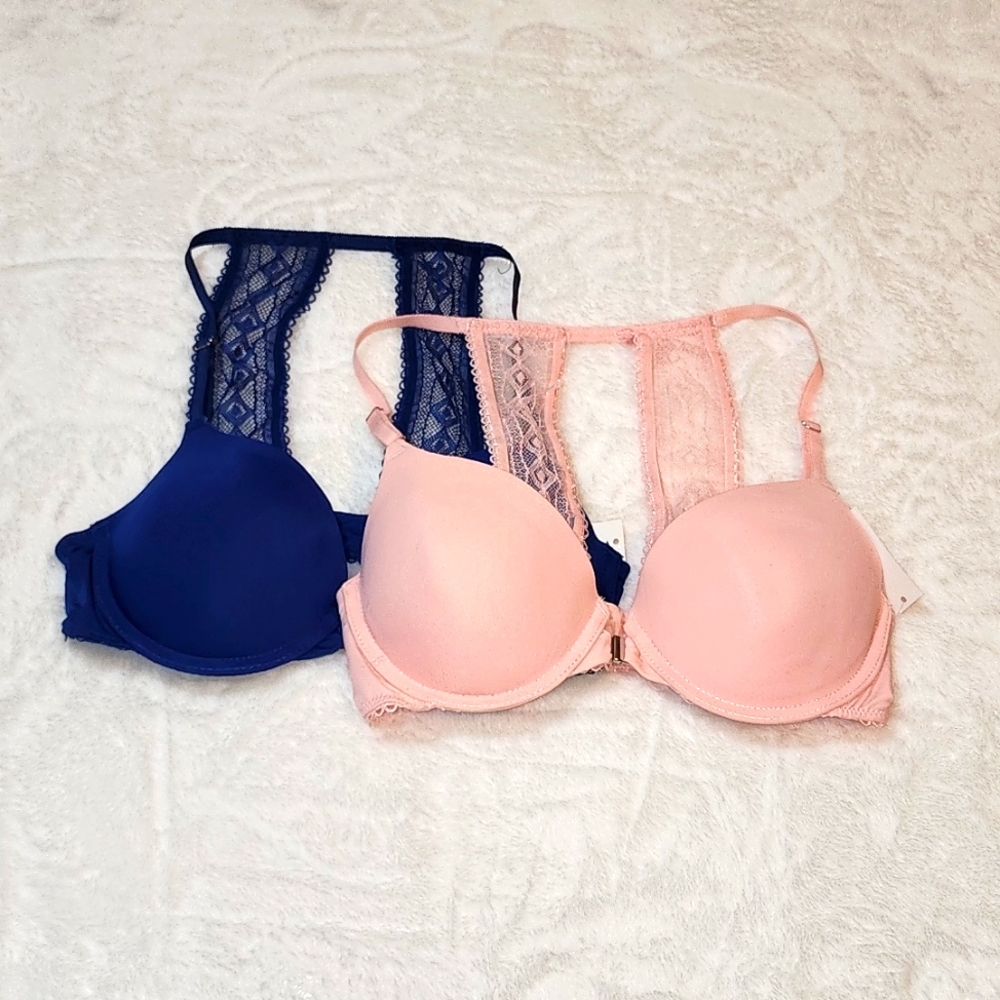 No boundaries (2 pk) H back demi bra